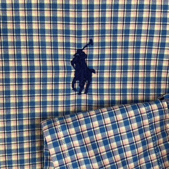 Ralph Lauren Men's XL Plaid Button Down Shirt Business Smart Causal Business - Picture 1 of 8